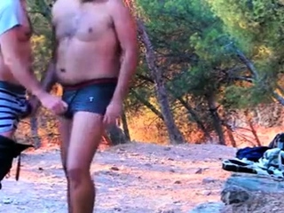 Bareback Orgy Outdoors