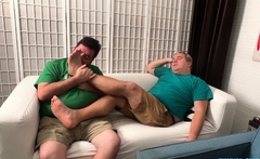 Chubby Nemo Helps His Master Matt Relax With Foot Worship