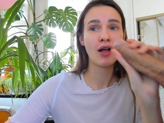 Skinny Babe Gets Her Pretty Face and Tight Pussy Wrecked