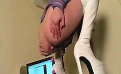 Bizarre skinny amateur extreme anal toys fetish