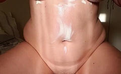 Big boobs milf masturbates with her dildo