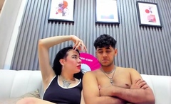 Amateur Webcam Couple Blowjob