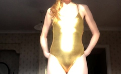 Lovely Blonde With Tight Pussy Masturbate Solo