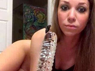 Stacked brunette goes solo toys and masturbation