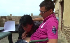 Housewife anal fucked outdoor