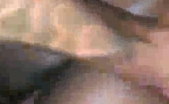 Hubby films as he lets his blonde wife try some BBC ww