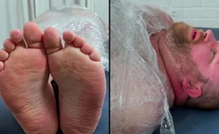 Bear Sub Wrapped And Tickled Hard