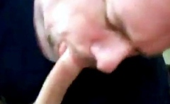 Sucking And Swallowing Amateur Man's Cock