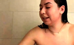 Lewd amateur brunette teen meg davis webcam masturbation