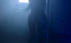 Amateur striptease and Solo masturbation