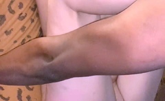 Big cock amateur fucks shaved ass