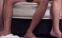 A guy fucking HOT shemale in homemade action