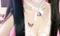 Amateur asian teen licks ass and sucks cock