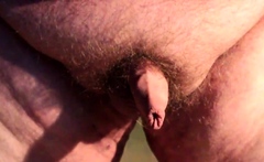Chubby Guy's Little Joystick Swings Freely