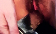 First Time Clear Dildo Masturbation