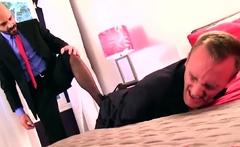 Two Muscular DILFs Humping Their Cocks