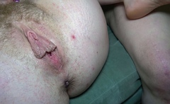 Amateur blonde babe creampied