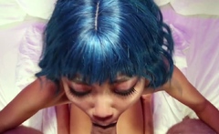 Hot amateur asian couple goes hardcore