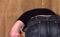 Daddy Spanks His Boy In Tight Jeans