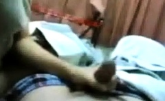 Malay College Babe With Big Tits Pleases Her Boyfriend