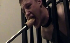 Mouth Training: Sub Twink's Toy Play With An Older Dom