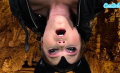 Camsoda Bat costume slut goes solo