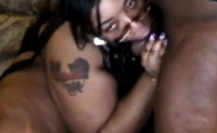 BBW Marketta Gives a Steamy Blowjob on Webcam