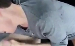 Big Cock Blowjob In The Car At A Public Park