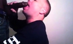 Interracial Blowjob Leads To A Facial For This Amateur Man