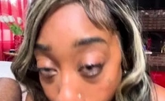 Ebony Getting Fucked In The Living Room