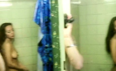 Brunette babe takes cock