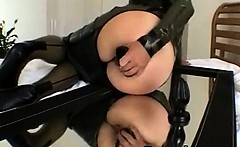 Temping Latex Gal Fetish Makeout